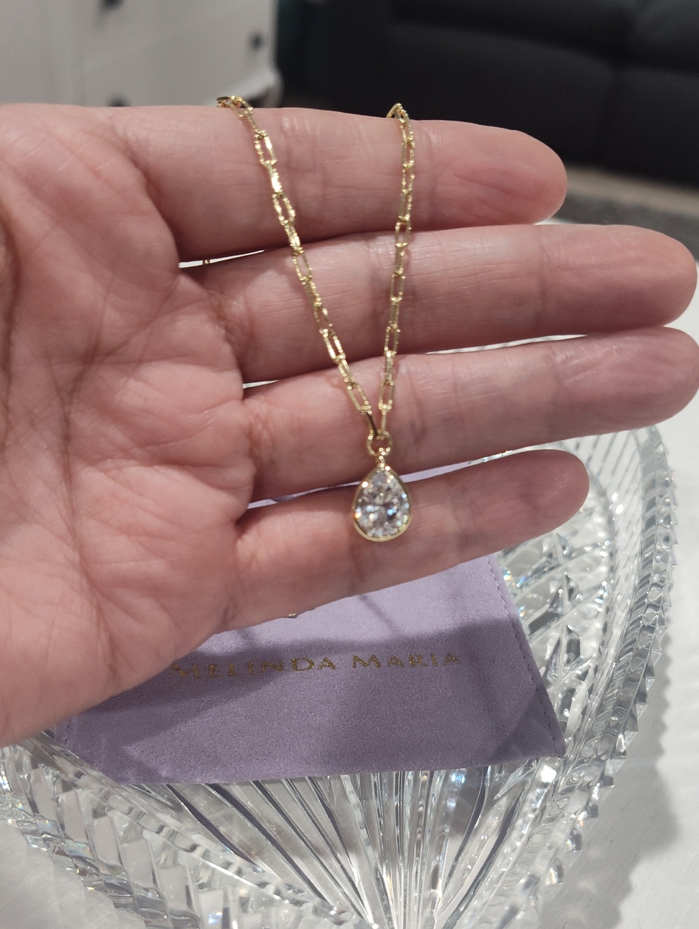 Melinda Maria Drop Of Perfection Necklace - Picture 2 of 6